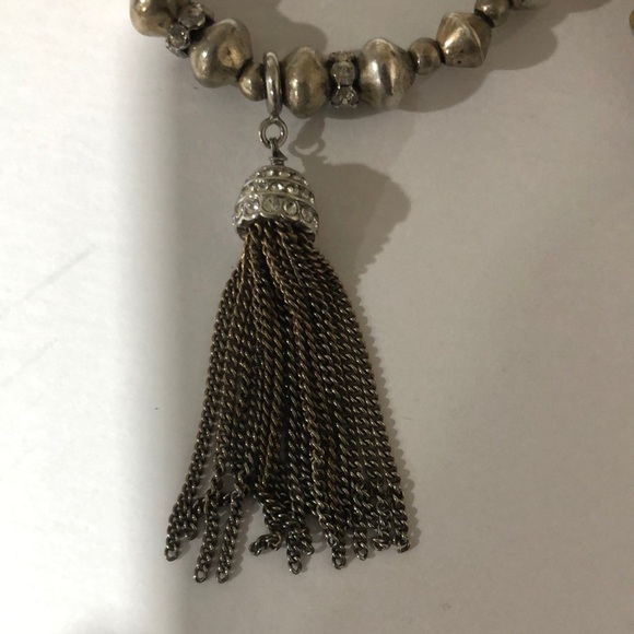 Stella & Dot Milana Rhinestone Pave Tassel Bracelet Set - Picture 4 of 7